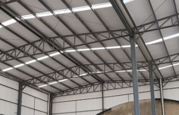 Techo de lamina nave industrial planos estructurales 3